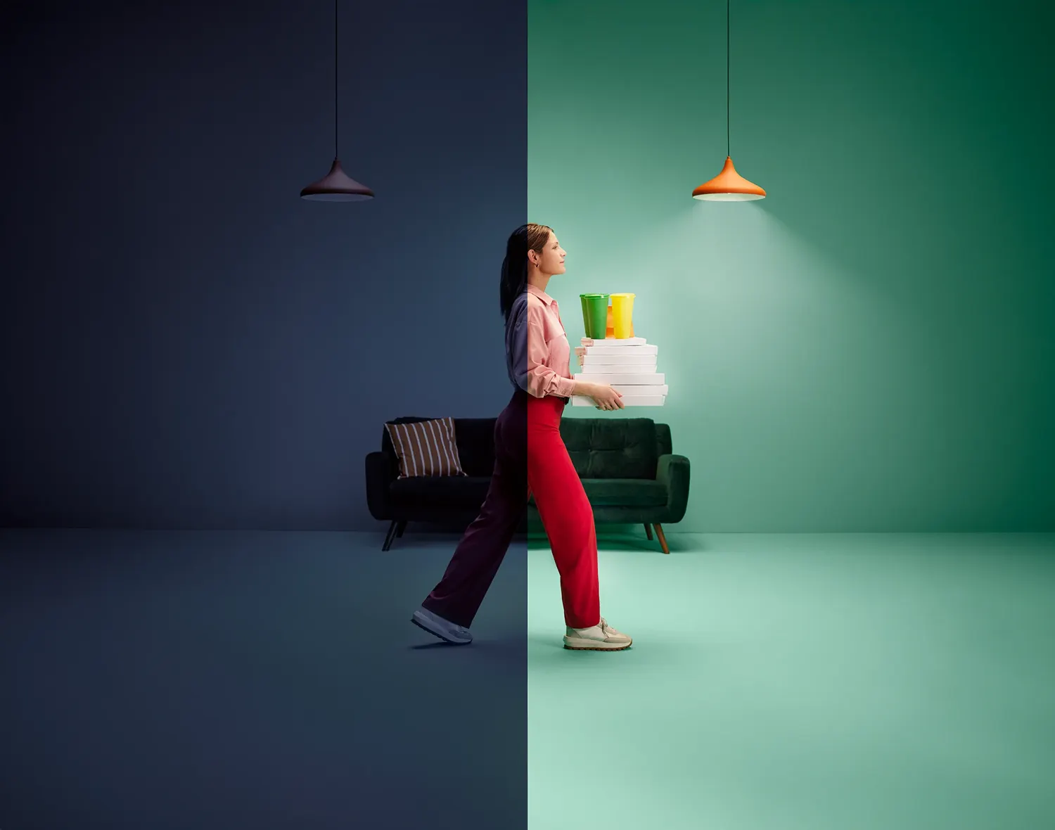 WiZ · Lights: Retoque publicitario